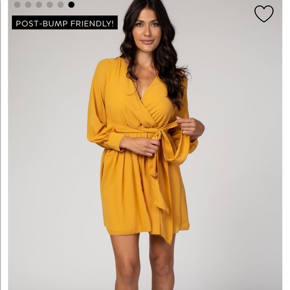 Pinkblush Dresses & Skirts - Pinkblush Yellow Tie Dress